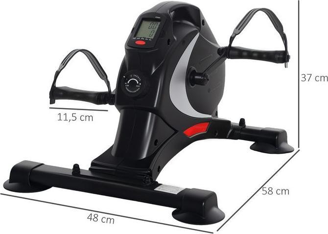 Actual product image Swisshandel24 Pedaltrainer leiser Mini Heimtrainer mit 8 Stufen Magnetwiderstand LCD-Display