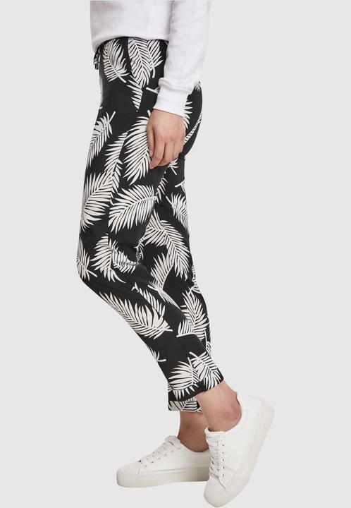 Actual product image Urban Classics Ladies Elastic Waist AOP Pants (S)
