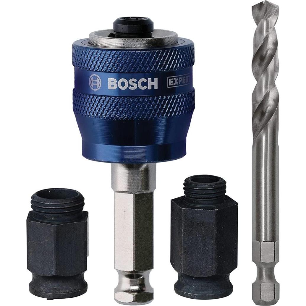 Bosch Professional Zubehör, Lochsäge, Power-Change-Adapter, 9,5-mm (3/8)-Sechskantaufnahmeschaft (7.15 Millimeter)