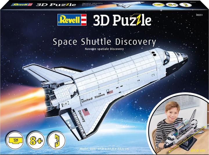 Immagine prodotto Revell Puzzle 3D Space Shuttle Discovery 00251 1 pz. (126 pezzi)