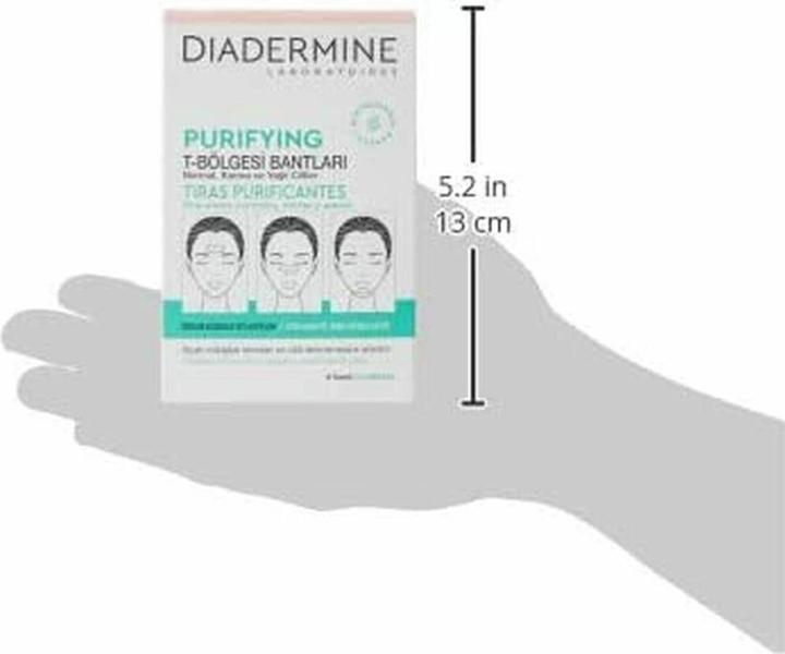 Actual product image Diadermine Tiras Purificantes Piel Normal-Mixta 6 U (Facial cleansing wipes)