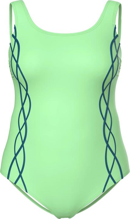 Produktbild Ulla Popken Badeanzug, Pipings, ohne Softcups, Unterbrustband (46)