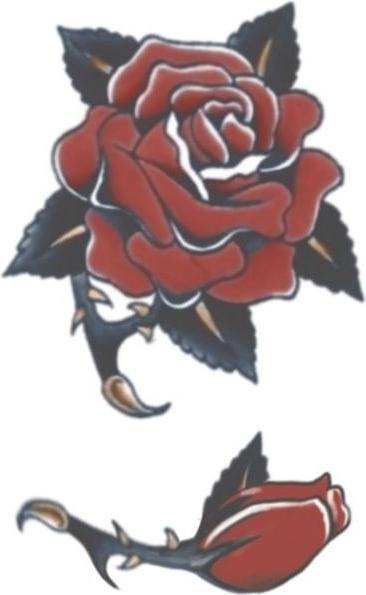 Produktbild Maskworld 1940 Rosen Tattoos