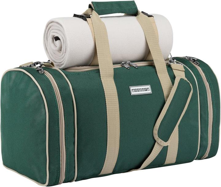 Actual product image Anndora Picknick-Set mit Kühltasche und Decke für 4 Personen