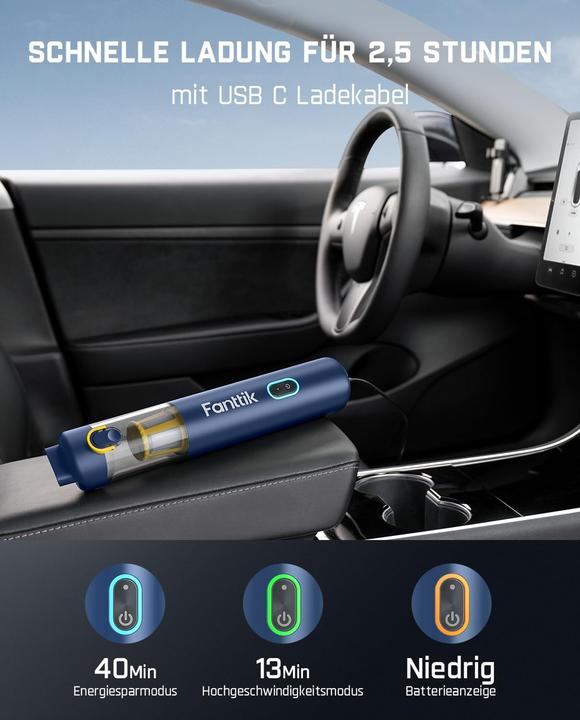 Actual product image Fanttik Slim V8 Apex Autostaubsauger