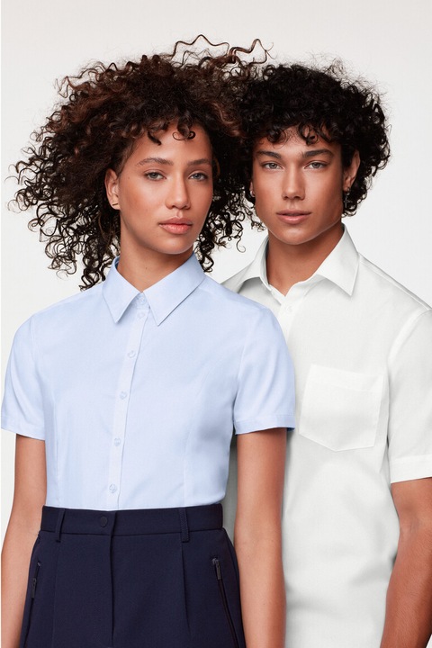 Immagine prodotto Hakro Camicia a 1/2 maniche Business Comfort nera, 4XL (4XL)