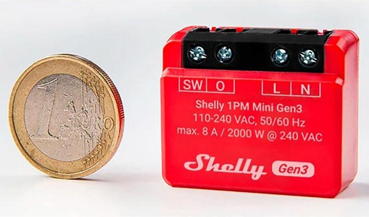 Immagine prodotto Shelly 1PM Mini Gen3 (Attuatore dell'interruttore)