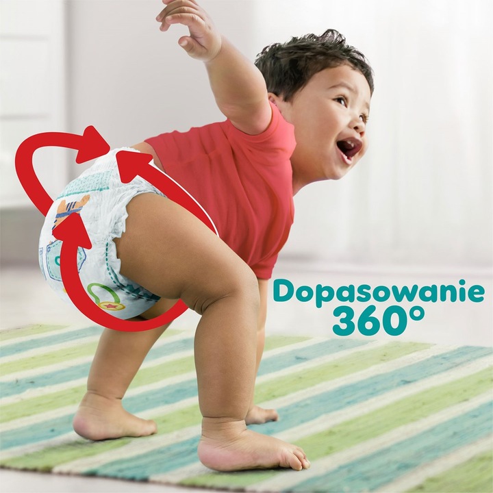 Actual product image Pampers Pants (Size 5, Half month box, 96 Piece)