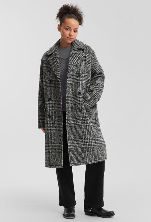 Produktbild S.Oliver Strickpullover Melierter Pullover mit überschnittener Schulter (S)