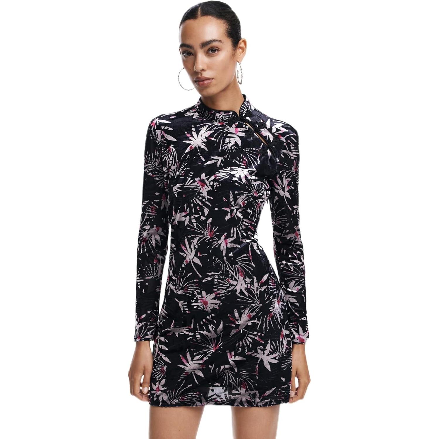 Desigual, Damen, Westen, Gilet Repris, Schwarz, (M)