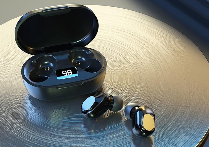 Actual product image Lenovo XT91 TWS earphones (Black) (5 h, Wireless)