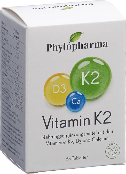 Image du produit Phytopharma Vitamine K2 (60 pcs, Cachets, 80 g)