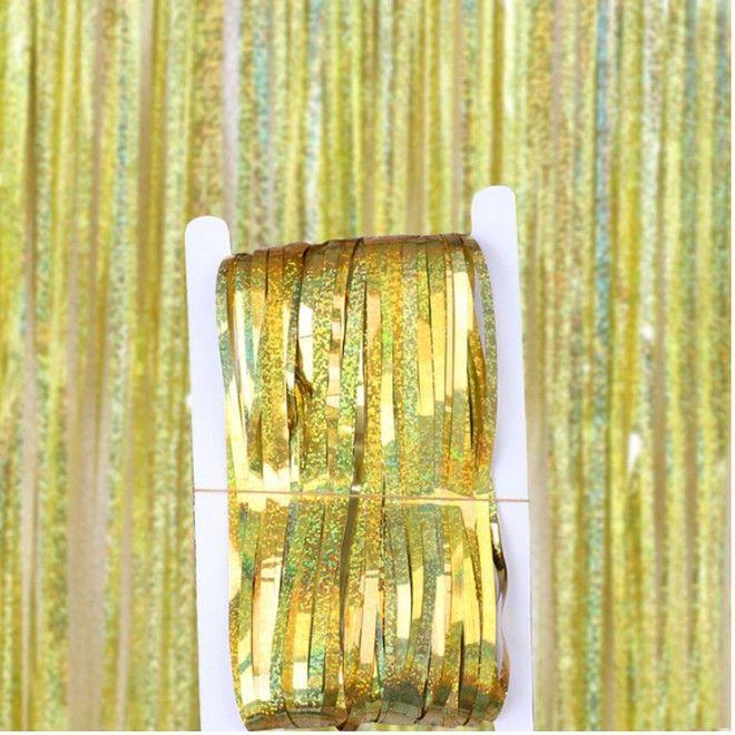 MU Style USA Series Lametta Vorhang (3x1m) (1 Stk.)