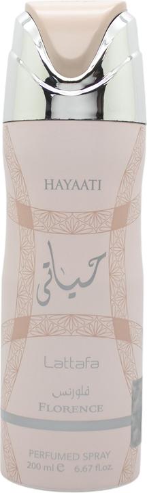 Actual product image Lattafa Hayaati Florence Deodorant 200 Milliliters (Spray, 200 ml)