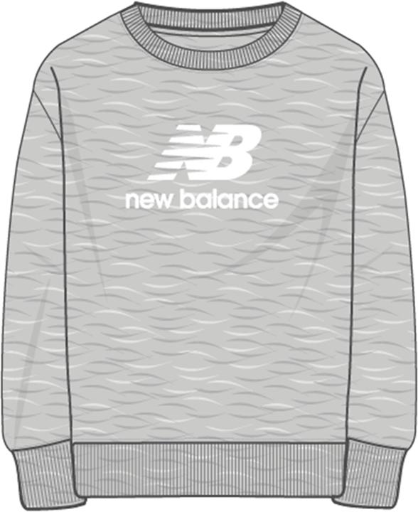 Immagine prodotto New Balance Equipaggio Essentials con logo impilato (XL)