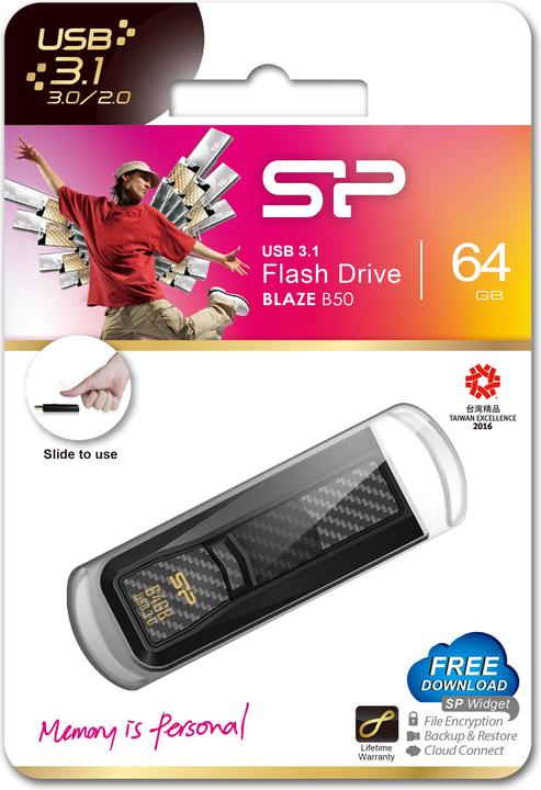 Image du produit Silicon Power Blaze B50 (64 Go, USB-A)