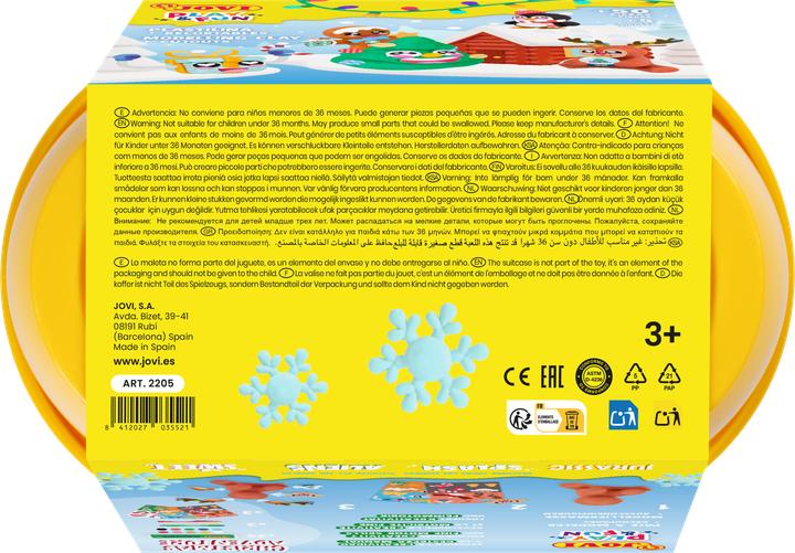 Actual product image Jovi Play&Fun Koffer Plastilina Kit - Christmas