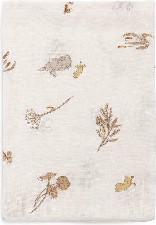 Image du produit Jollein Lot de 3 débarbouillettes bébé 15 x 20 cm, blanc Riverside