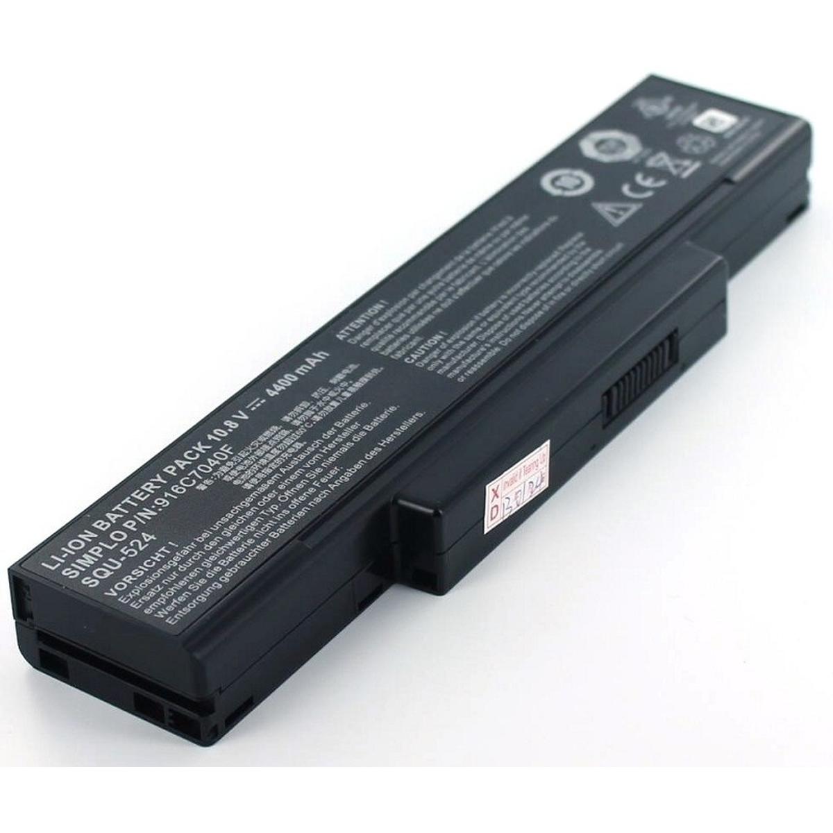 AGI 9943 - Batterie/Akku (4400 mAh), Notebook Akku, Schwarz