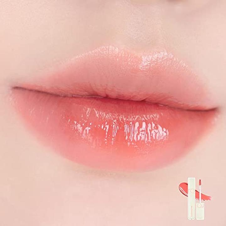 Actual product image Rom&Nd Dewyful Water Tint Lip Gloss 5.3ml 09 Cotton Melba Longlasting Moisturising Natural MLBB (09 Cotton Melba)