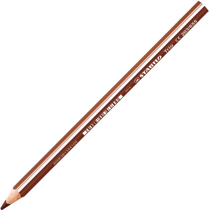 Produktbild STABILO Trio dick Dreikant-Buntstift (Brown, 1 x)