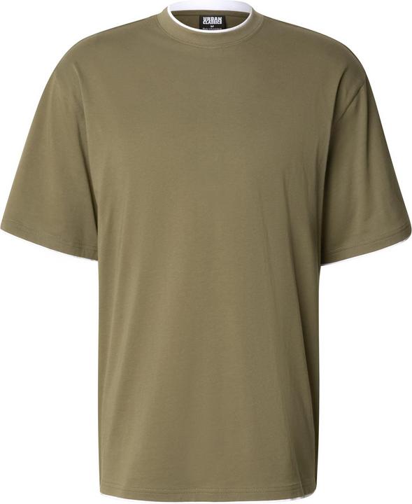 Produktbild Urban Classics Contrast Tall Tee olive/white XL (XL)