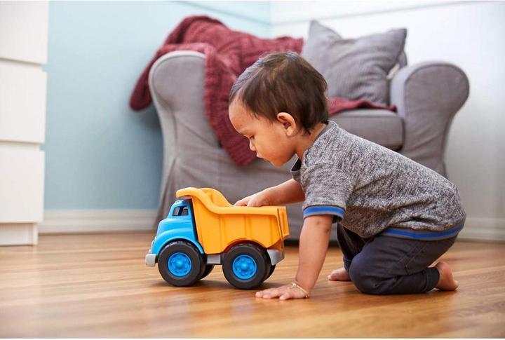 Productafbeelding Green Toys Groene speelgoedauto Roze