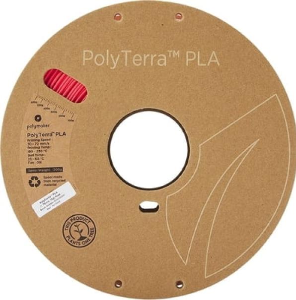 Actual product image Polymaker PolyTerra PLA - Rose - 2.85mm (PLA, 2.85 mm, 1000 g, Rose)