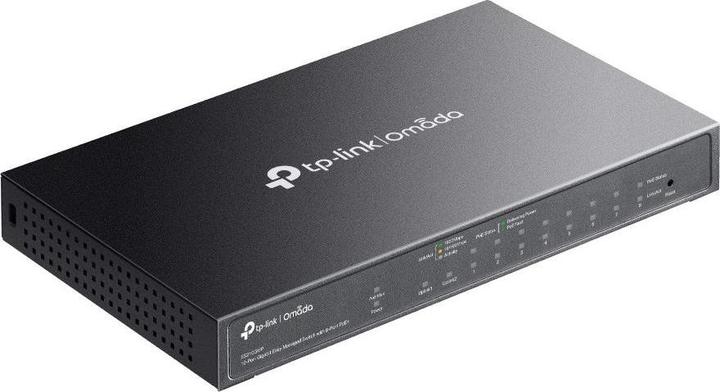 Produktbild TP-Link 10-Port-Gigabit-PoE+-Switch, lüfterlos, cloudverwaltet (10 Ports)