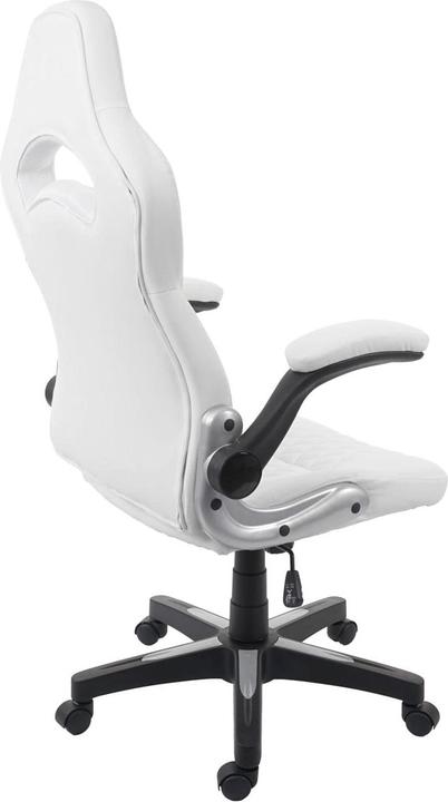 Image du produit Swisshandel24 Chaise de bureau en similicuir - blanc - 65247 (43 - 52 cm)