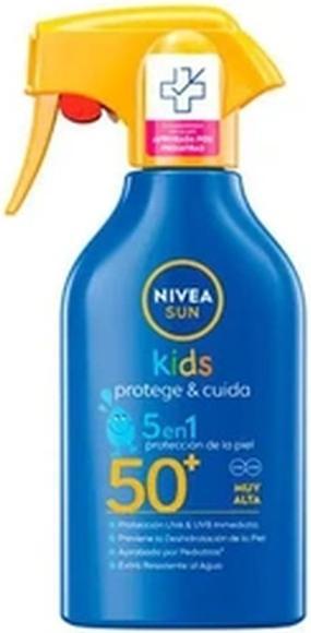Produktbild NIVEA SUN NIÑOS PROTEGE & CUIDA SPF50 pistola 270 ml (Sonnenspray, SPF 50, 270 ml)