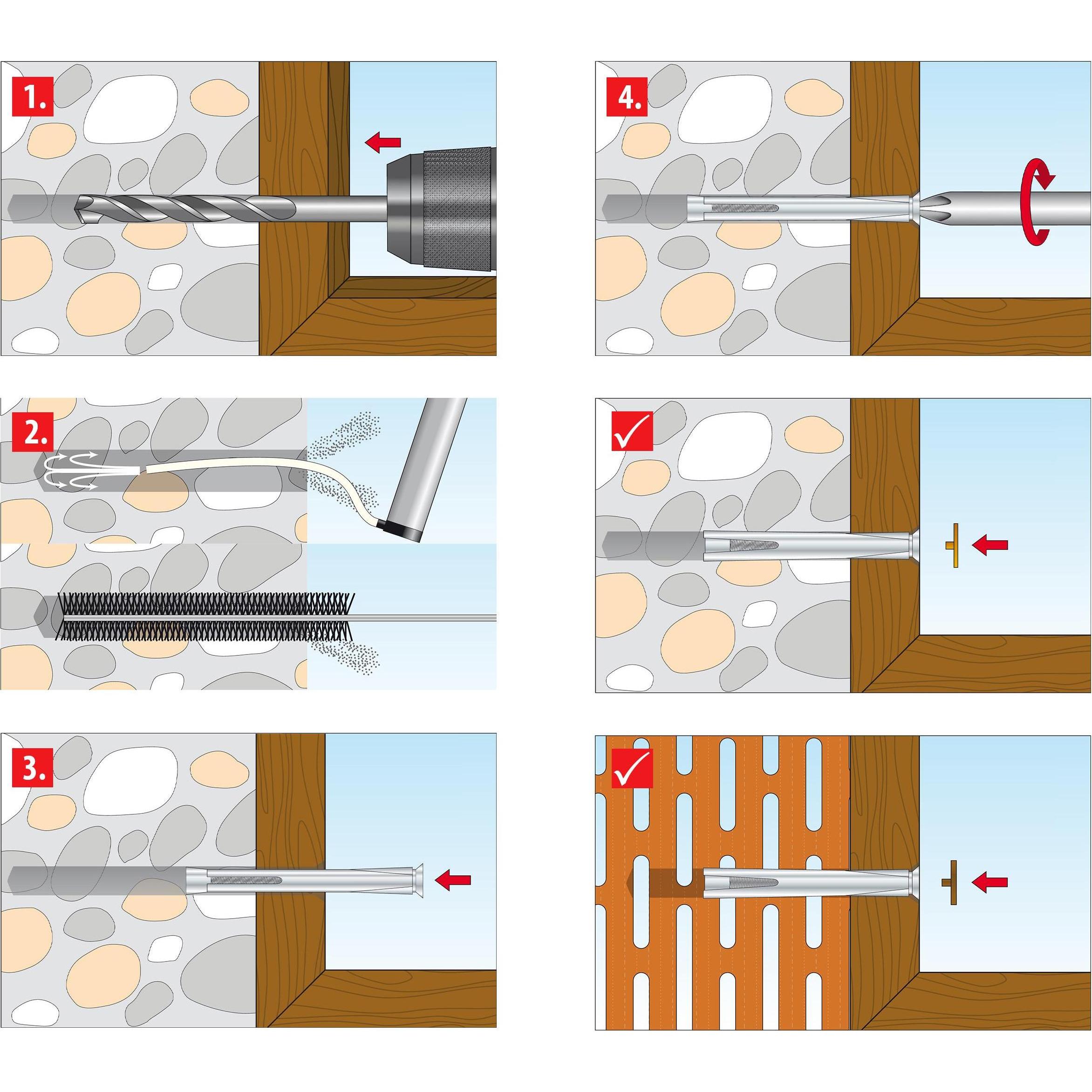 Thumbnail - Tox, Dübel, Metall Rahmendbel Window 10/182, 100 Stck (100 Stk.)