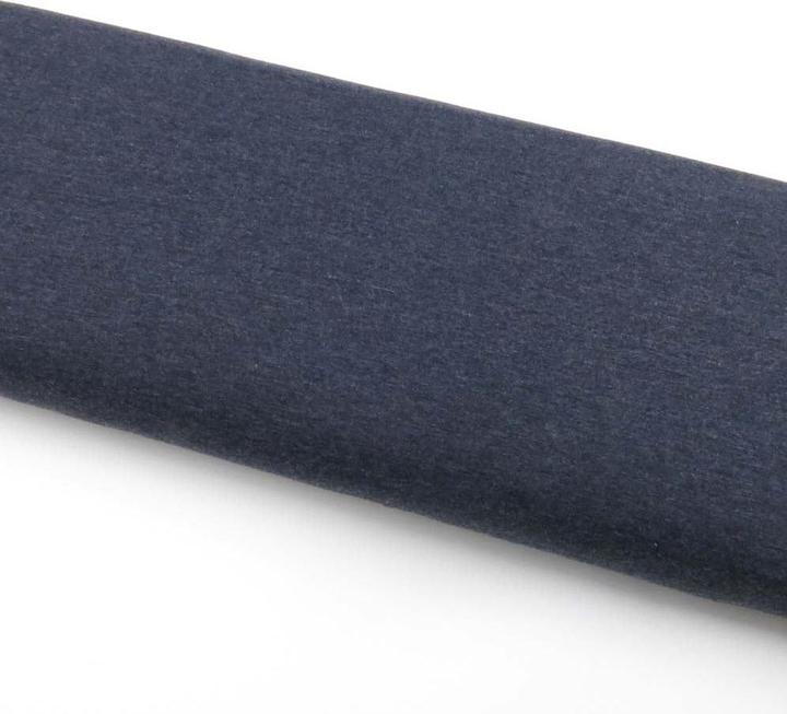 Produktbild Stoffrestposten Baumwolljersey - Marineblau meliert