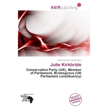 Julie Kirkbride, Fachbücher