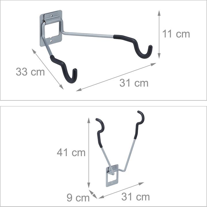 Produktbild Relaxdays Fahrradwandhalterung