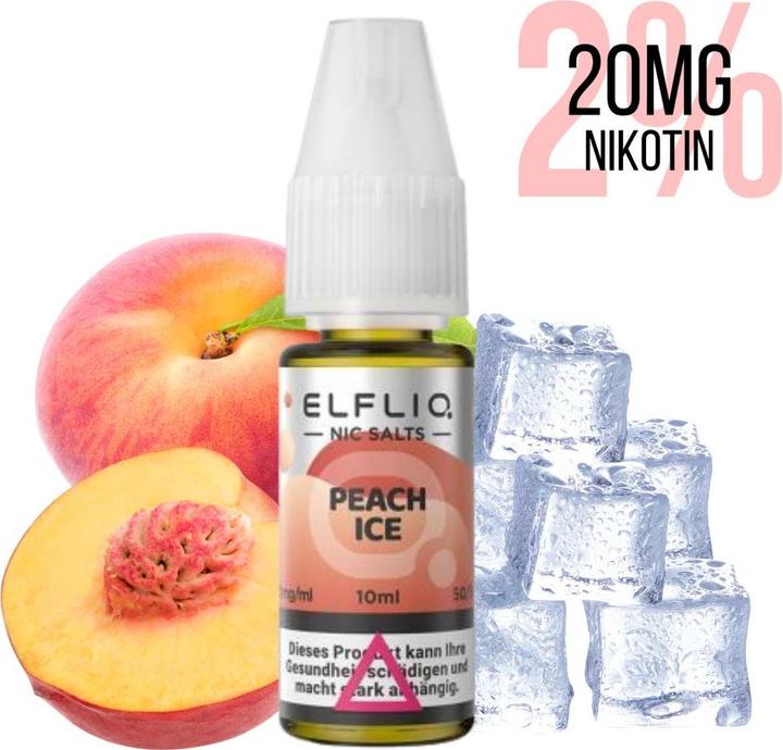 Actual product image Elfbar Elfliq (Peach)