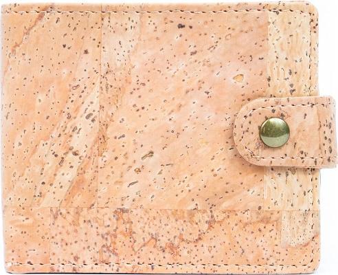Actual product image MB Cork Faltbrieftasche / Portemonnaie aus natürlichem Kork mit Druckknopf
