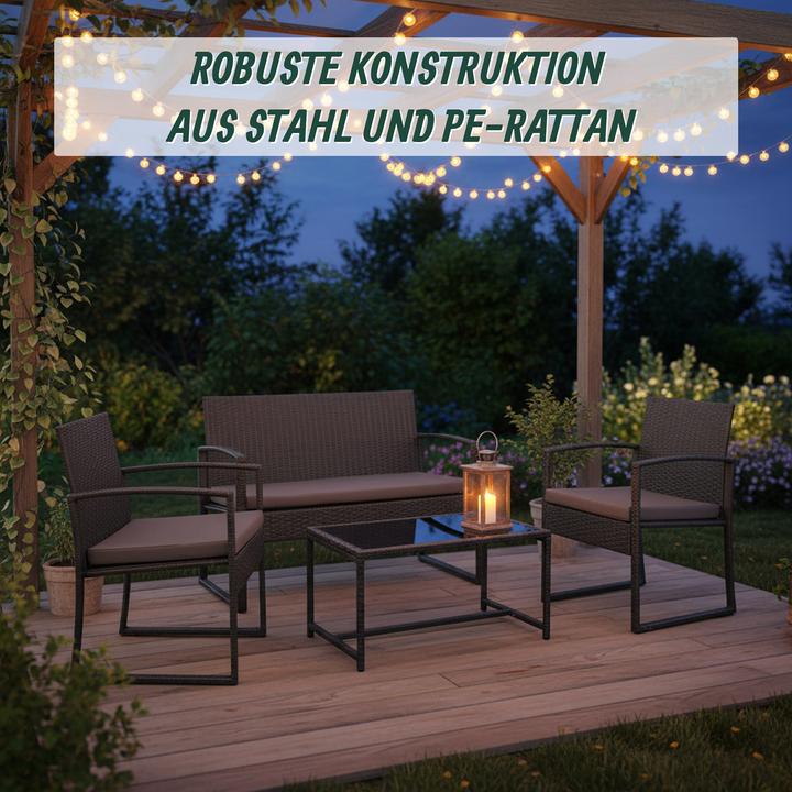 Productafbeelding Relaxdays 4-tlg. Gartenmöbel-Set