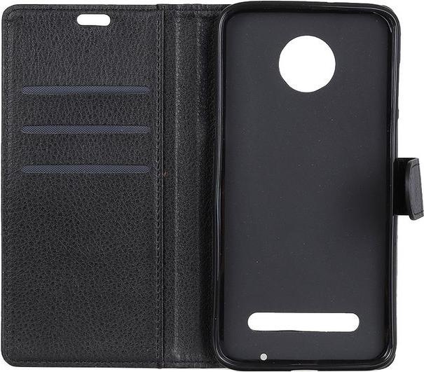 Produktbild MU Classic Litchi Leder Bookcover Series (Motorola Moto Z3 Play)