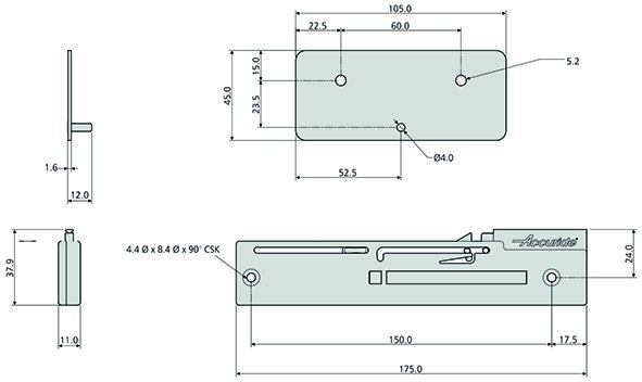 Immagine prodotto Accuride Soft-Close carelli con 51.185.25/26