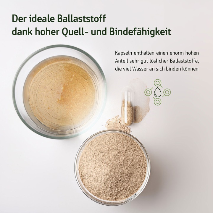Produktbild Effective Nature Combi Flora Bio Flohsamenschalen Kapseln (240 Stück, Kapseln, 160 g)