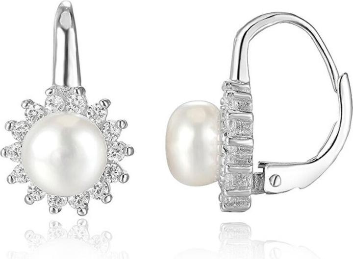 Immagine prodotto Beneto Orecchini in argento con perle vere AGUC1168 (L) (Argento)