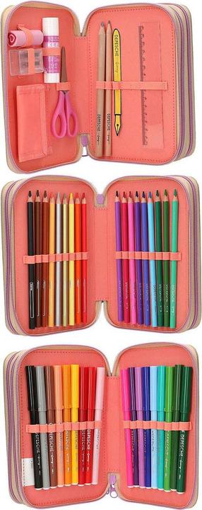 Immagine prodotto Top Model Topmodel - Triple Pencil Case GIRL POWER - Beige (413282)