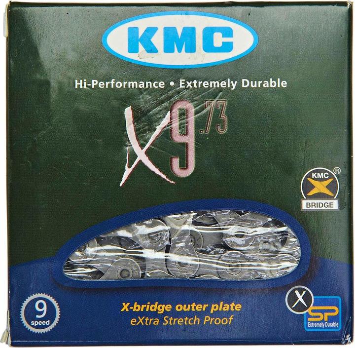 Productafbeelding KMC Velo ketting X9 grijs (9-voudig)