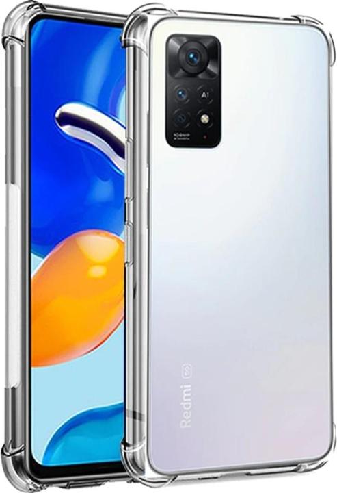 Produktbild Screenguard Xiaomi Redmi Note 11S Hülle Crystal Soft Airbag Bumper (Xiaomi Redmi Note 11S)