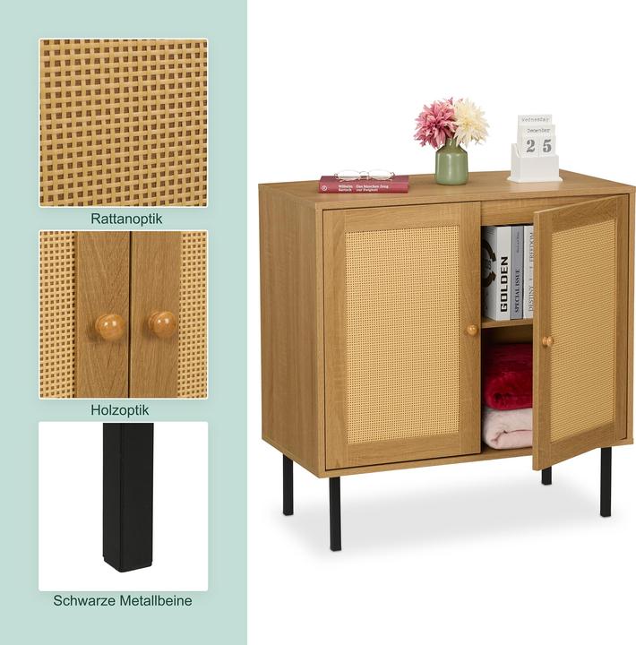 Produktbild Relaxdays Kommode (80 x 40 x 80 cm)