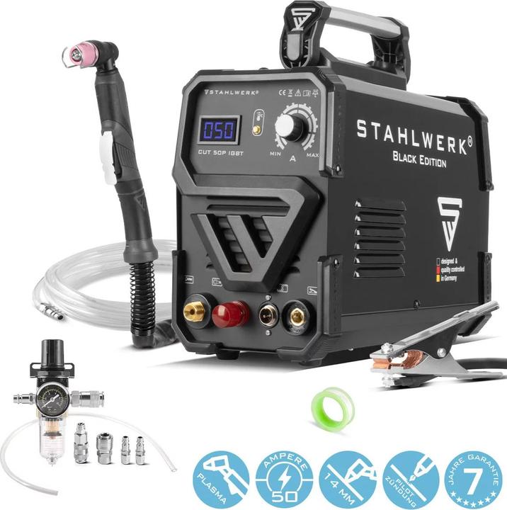 Produktbild Stahlwerk Plasmaschneider CUT 50 Pilot IGBT mit Pilotzündung und 50 Ampere