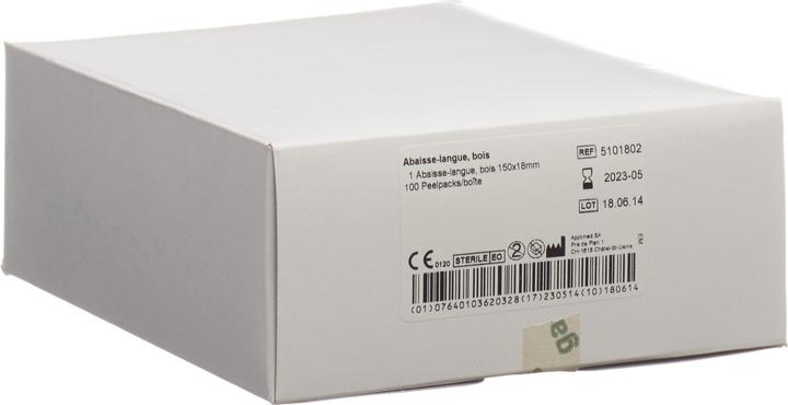 Immagine prodotto DQB X Spatola in legno 18x150mm sterile, 100 pezzi