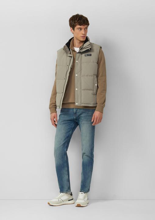 Image du produit s.Oliver Sweatshirt Sweatshirt mit Eingrifftaschen und Label-Patch (L, S)