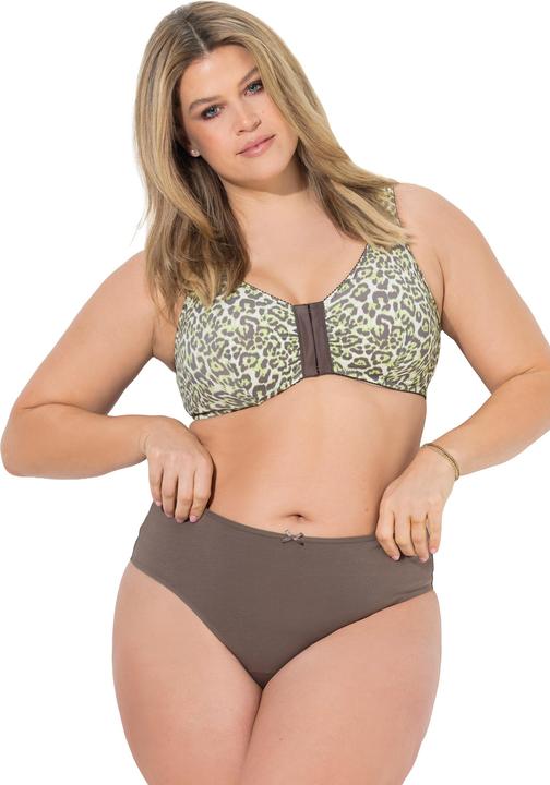 Produktbild Ulla Popken Strings, 3er-Pack, Leomuster/Blautöne (3er Pack, 50, 52)